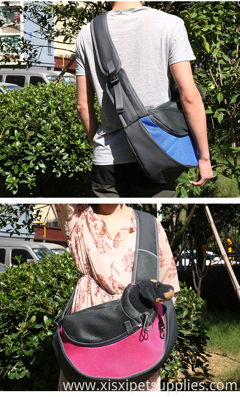 Innovative Hands-free Switchable Breathable Single Shoulder Puppy Pet Sling Carrier
